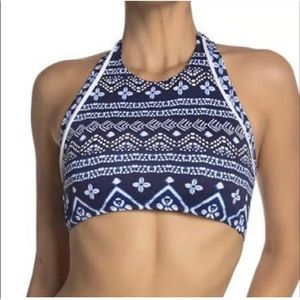 Tommy Bahama reversible halter bikini top M NWT